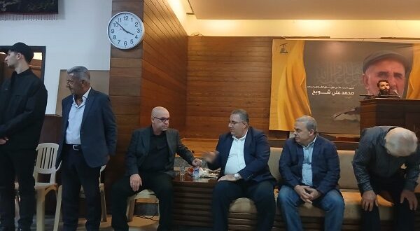 وفد تربوي رفيع قدم واجب العزاء بمدير مدرسة المنصوري الرسمية