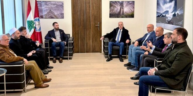 لقاء بين رئيس التقدمي ووفد من اتحاد المؤسسات التربوية بحث ضمان جودة التعليم