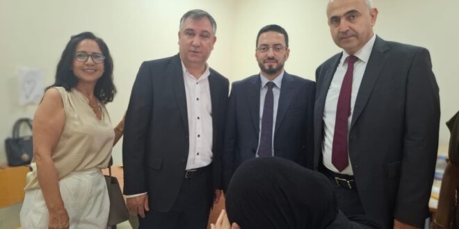 رئيس الجامعة اللبنانية تفقد مراكز مباراة الدخول إلى كلية الصحة العامة