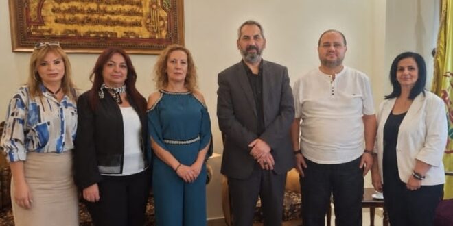وفد رابطة موظفي المركز التربوي يلتقي النائب إيهاب حمادة